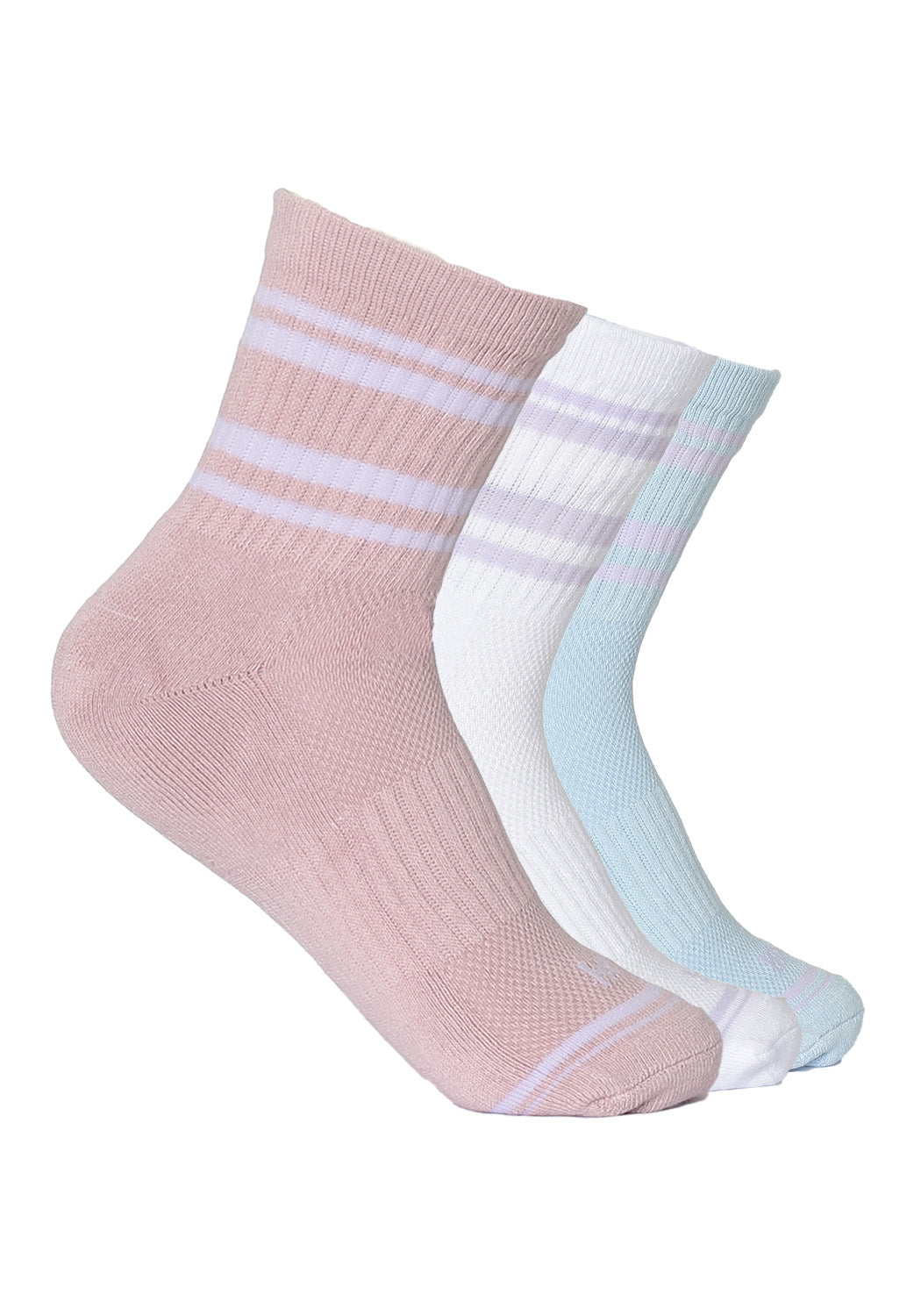 TRIPACK QUARTER ANKLE ALGODON