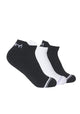 TRIPACK TOBILLEROS ALGODON HEY NEGRO
