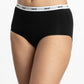 TRIPACK CALZÓN TIRO ALTO MAXI DE ALGODÓN HEY NEGRO DE MUJER