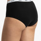 TRIPACK CALZÓN TIRO ALTO MAXI DE ALGODÓN HEY NEGRO DE MUJER