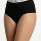 TRIPACK CALZÓN TIRO ALTO MAXI ALGODÓN HEY NEGRO  MUJER