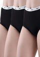 TRIPACK MAXI ALGODON NEGRO