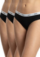 TRIPACK COLALESS DE ALGODÓN HEY NEGRO DE MUJER