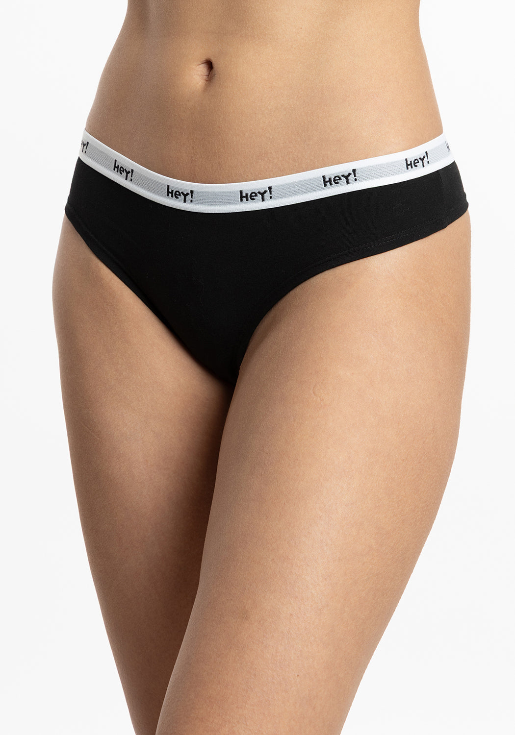 TRIPACK COLALESS DE ALGODÓN HEY NEGRO DE MUJER