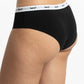 TRIPACK PANTALETA DE ALGODÓN HEY NEGRO DE MUJER
