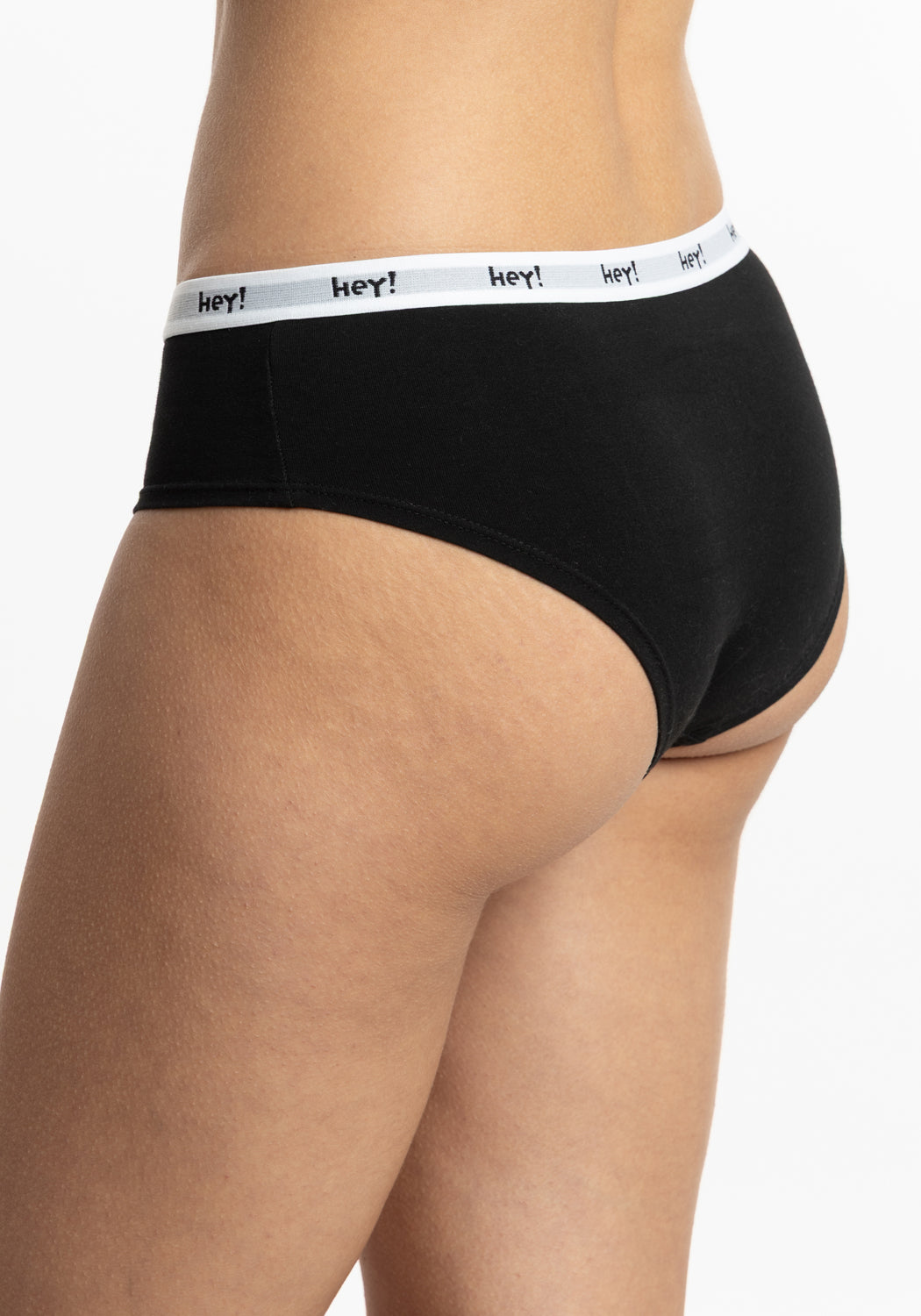 TRIPACK PANTALETA DE ALGODÓN HEY NEGRO DE MUJER