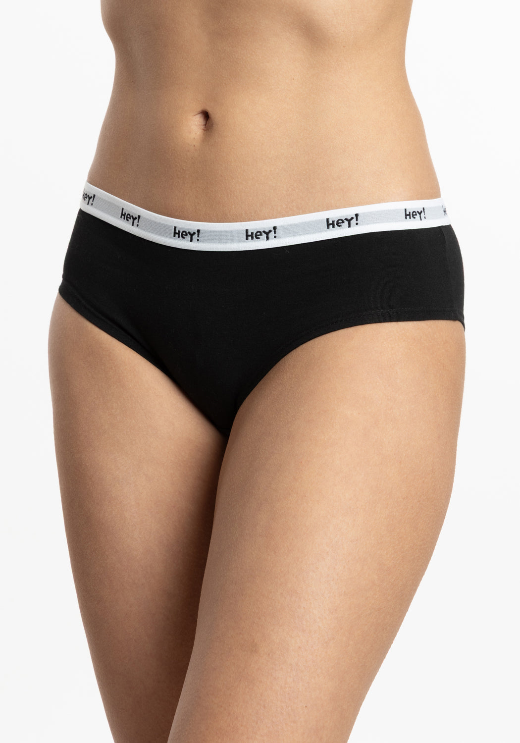 TRIPACK PANTALETA DE ALGODÓN HEY NEGRO DE MUJER