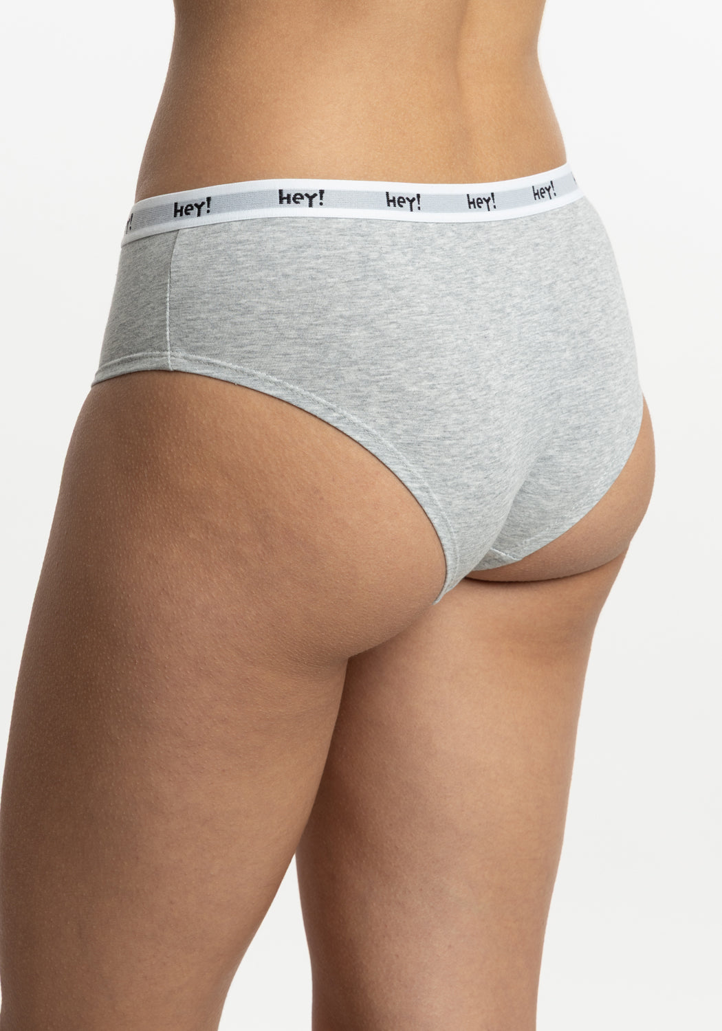 TRIPACK HEY PANTALETA DE ALGODÓN NEGRO DE MUJER