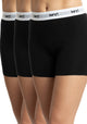 TRIPACK BÓXER DE ALGODÓN HEY NEGRO DE MUJER