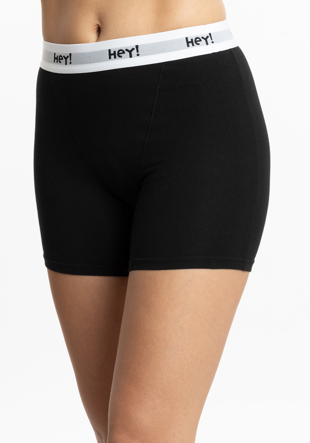 TRIPACK BÓXER DE ALGODÓN HEY NEGRO DE MUJER
