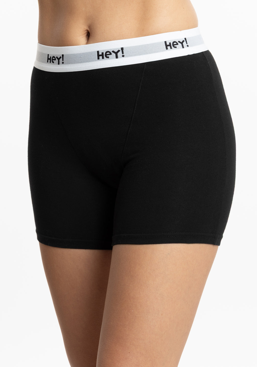 TRIPACK BÓXER DE ALGODÓN HEY NEGRO DE MUJER