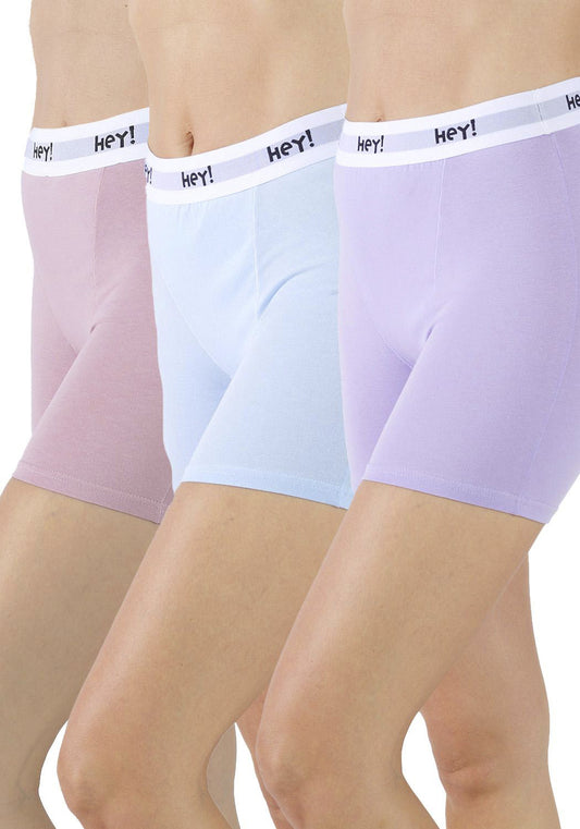 TRIPACK BOXER MUJER ALGODON