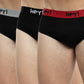 TRIPACK SLIP MAXI DE ALGODÓN HEY NEGRO DE HOMBRE