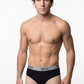 TRIPACK SLIP MAXI DE ALGODÓN HEY NEGRO DE HOMBRE