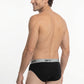 TRIPACK SLIP MAXI DE ALGODÓN HEY NEGRO DE HOMBRE