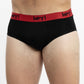 TRIPACK SLIP MAXI DE ALGODÓN HEY NEGRO DE HOMBRE