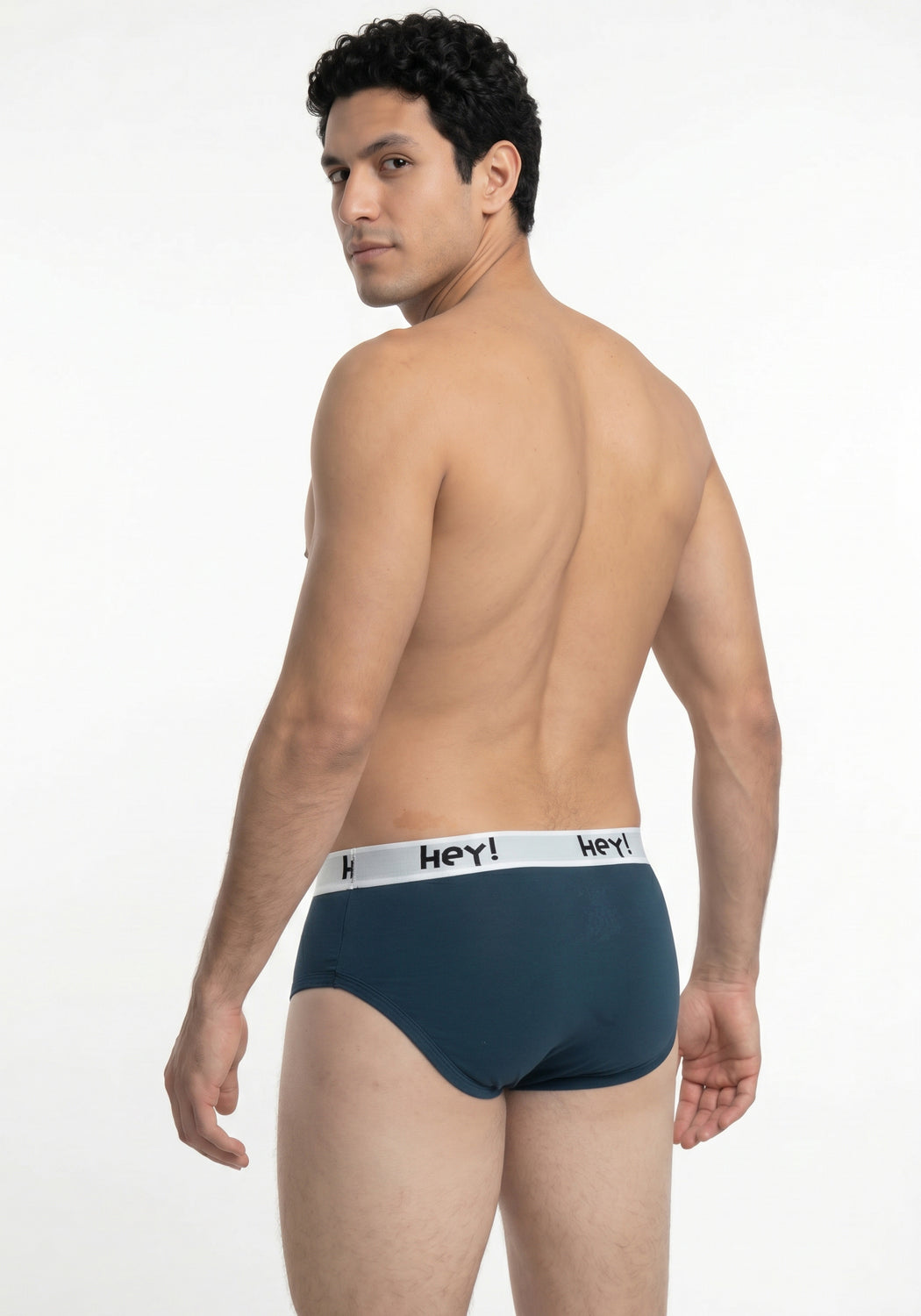 TRIPACK SLIP MAXI DE ALGODÓN HEY NEGRO HOMBRE