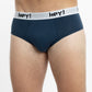 TRIPACK SLIP MAXI DE ALGODÓN HEY NEGRO HOMBRE