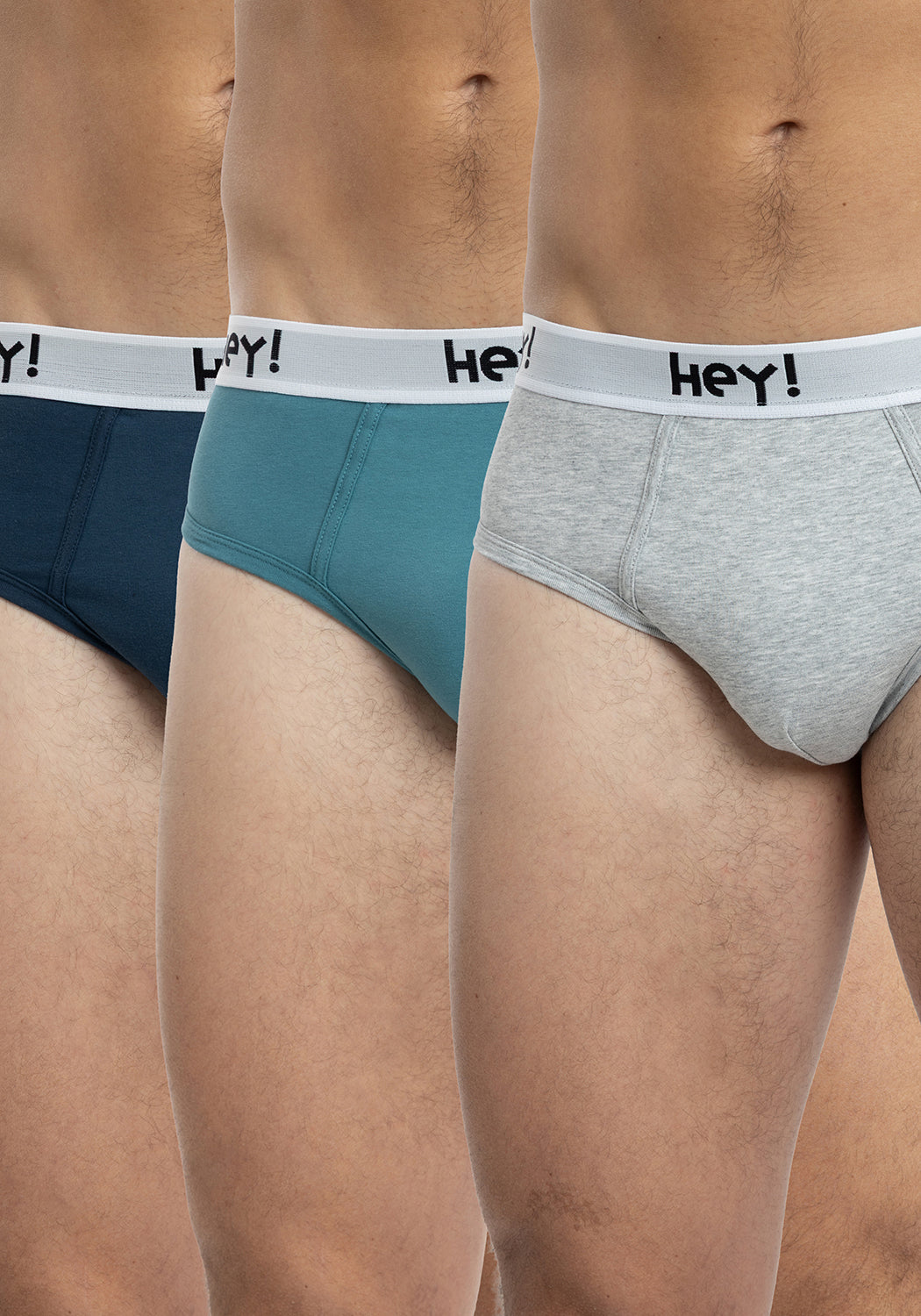 TRIPACK SLIP MAXI DE ALGODÓN HEY SURTIDO DE HOMBRE