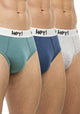 TRIPACK SLIP MAXI ALGODON SURTIDO