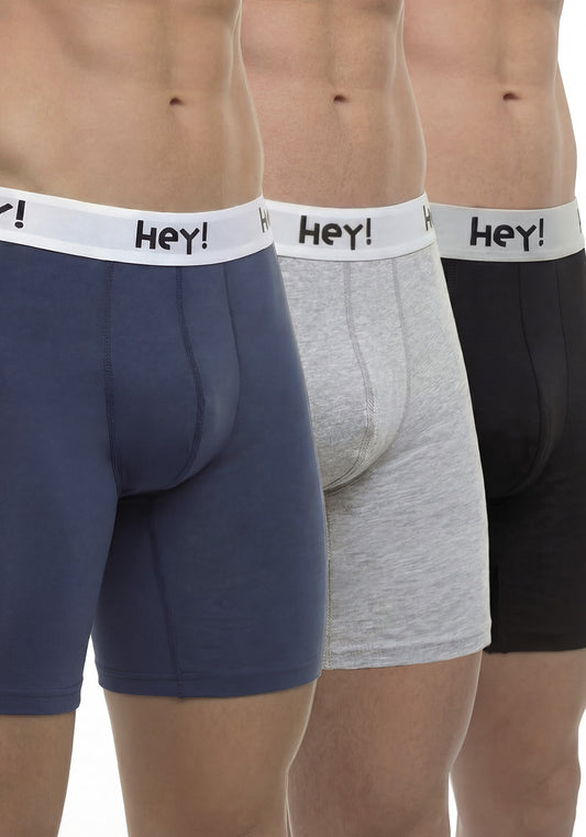 TRIPACK BOXER LARGO ALGODON