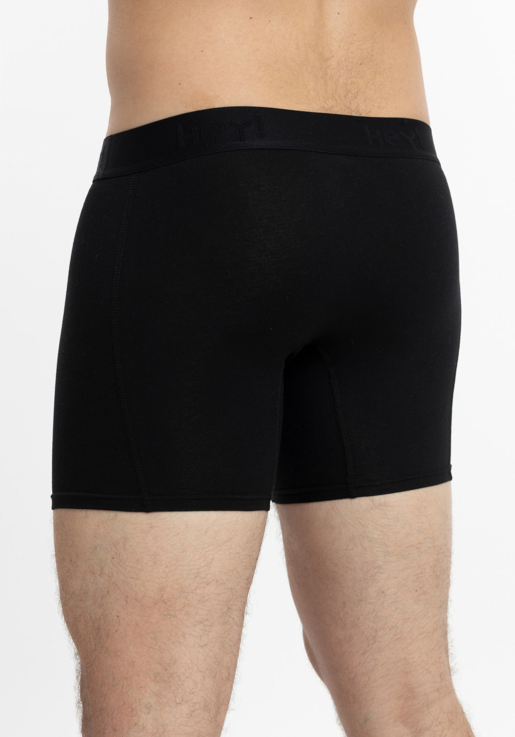 TRIPACK BÓXER LARGO ALGODÓN HEY NEGRO DE HOMBRE