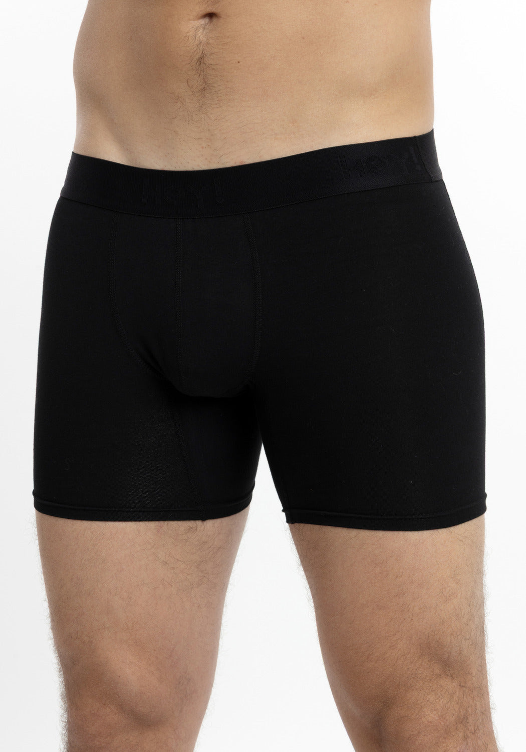 TRIPACK BÓXER LARGO ALGODÓN HEY NEGRO DE HOMBRE