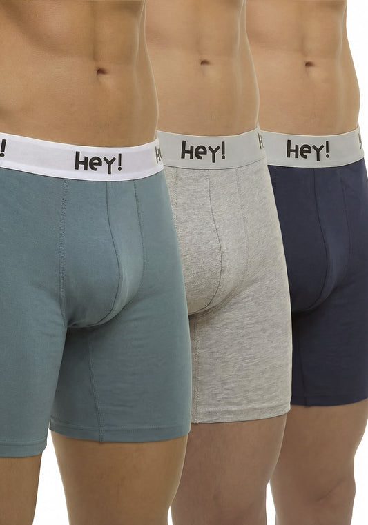 TRIPACK BOXER LARGO ALGODON