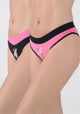 BIPACK BIKINI ALGODÓN FUCSIA MUJER