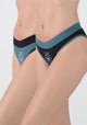 BIPACK BIKINI ALGODÓN VERDE MUJER