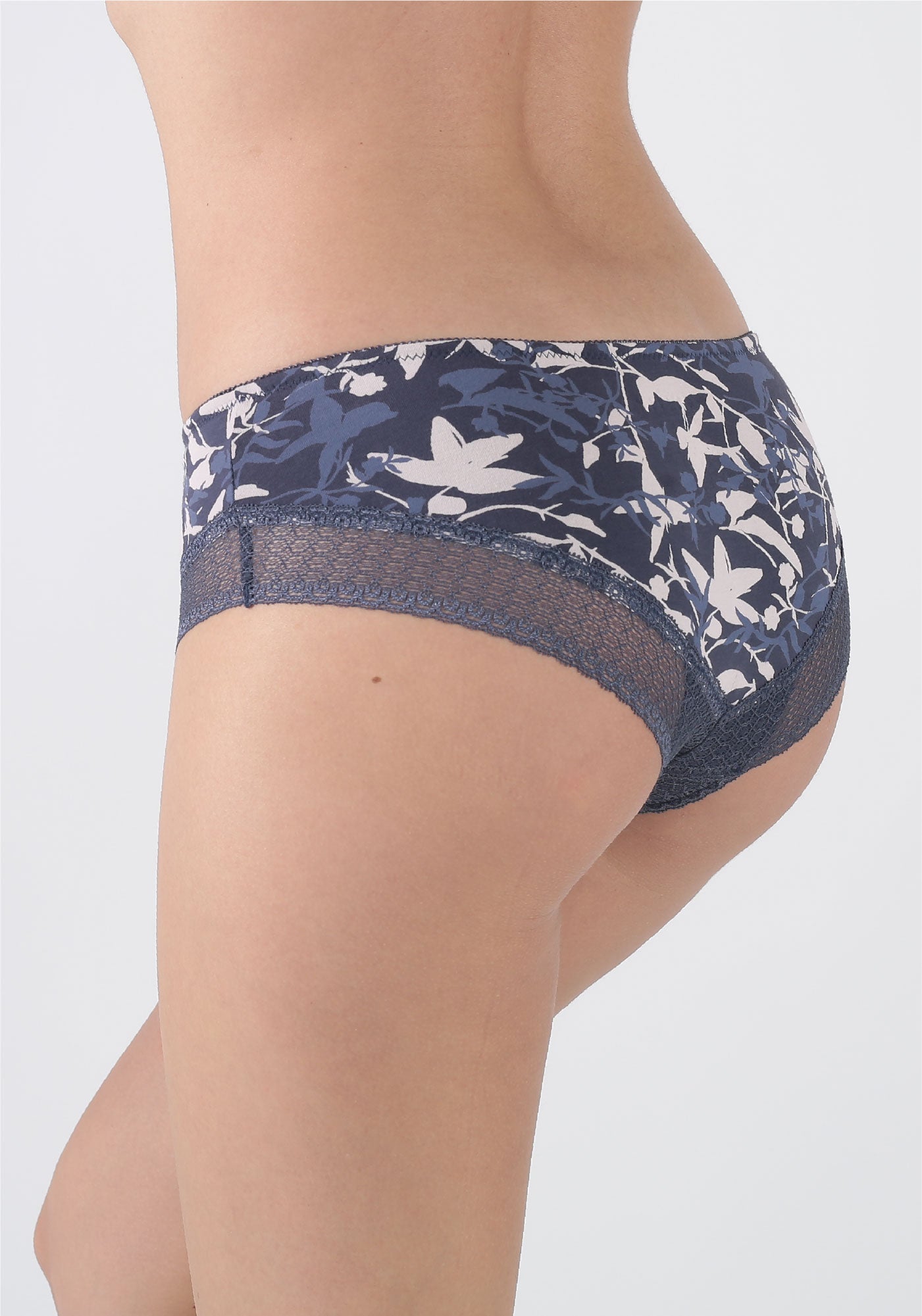 BIPACK PANTALETA ALGODÓN AZUL MARINO MUJER