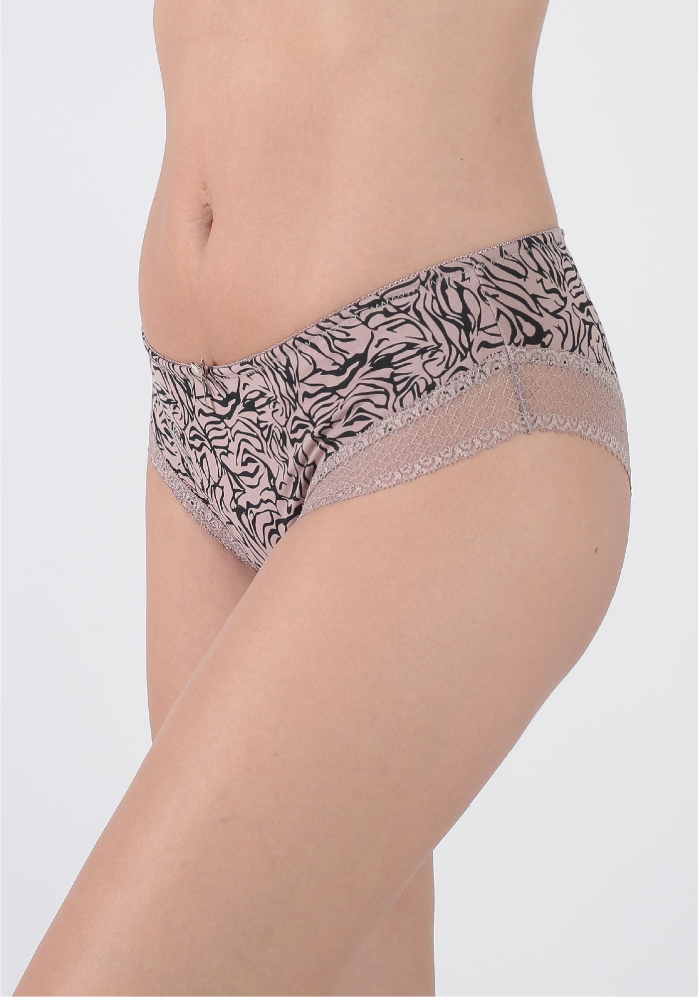 BIPACK PANTALETA ALGODÓN CAFÉ MUJER