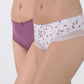 BIPACK PANTALETA ALGODÓN LILA MUJER