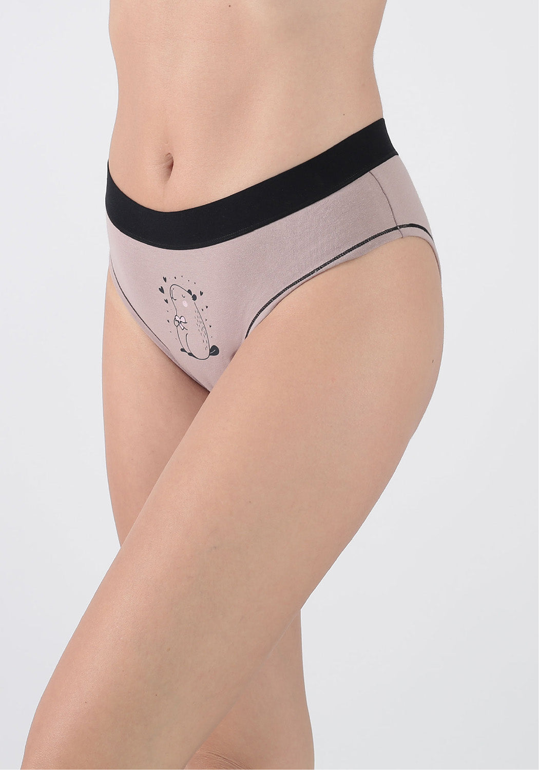 BIPACK PANTALETA ALGODÓN NEGRO MUJER