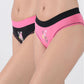 BIPACK PANTALETA ALGODÓN FUCSIA MUJER