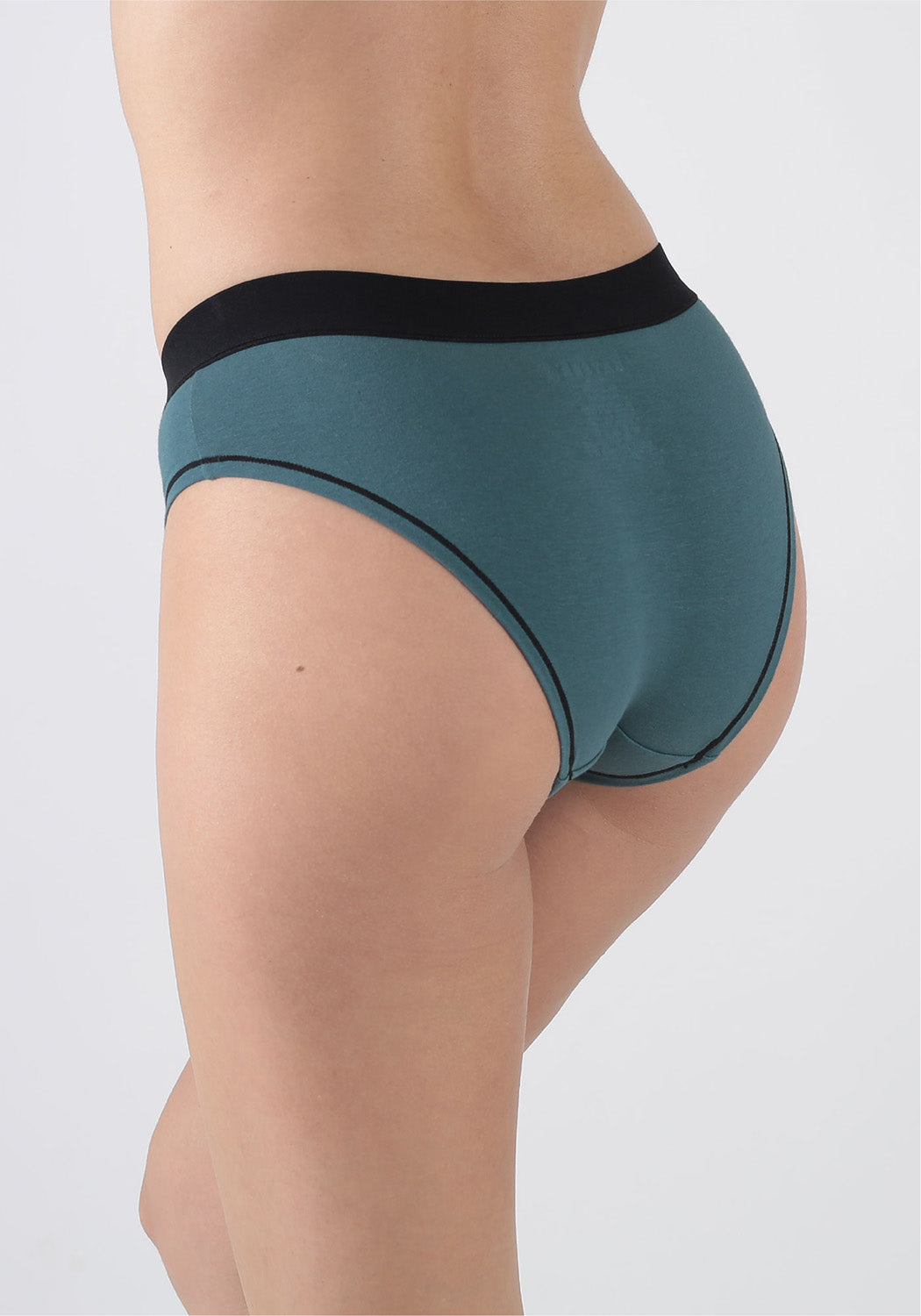 BIPACK PANTALETA ALGODÓN VERDE MUJER