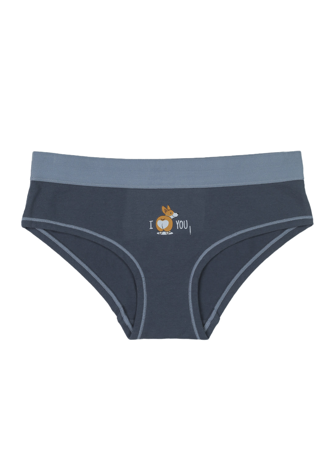 BIPACK PANTALETA ALGODÓN CELESTE TEENS MUJER