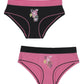 BIPACK PANTALETA ALGODÓN FUCSIA TEENS MUJER