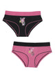 BIPACK PANTALETA ALGODÓN FUCSIA TEENS MUJER