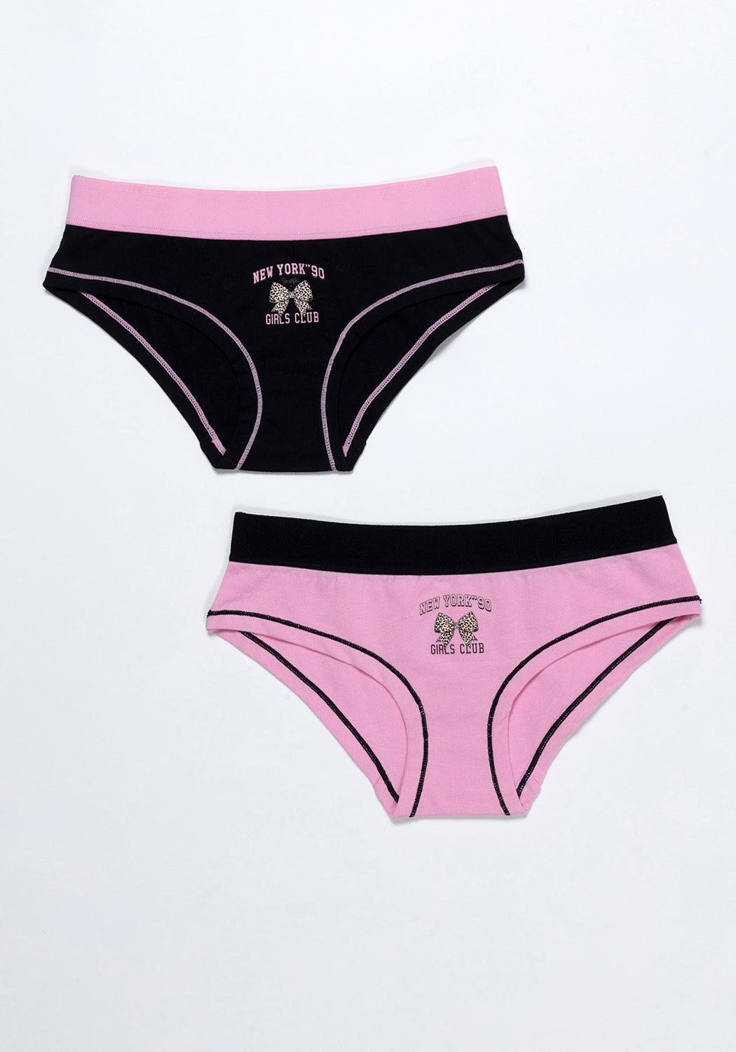 BIPACK PANTALETA DE ALGODÓN ROSADO DE TEENS MUJER