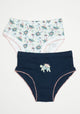 BIPACK BIKINI DE ALGODÓN AZUL DE KIDS MUJER