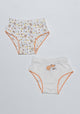 BIPACK BIKINI DE ALGODÓN MARFIL DE KIDS MUJER