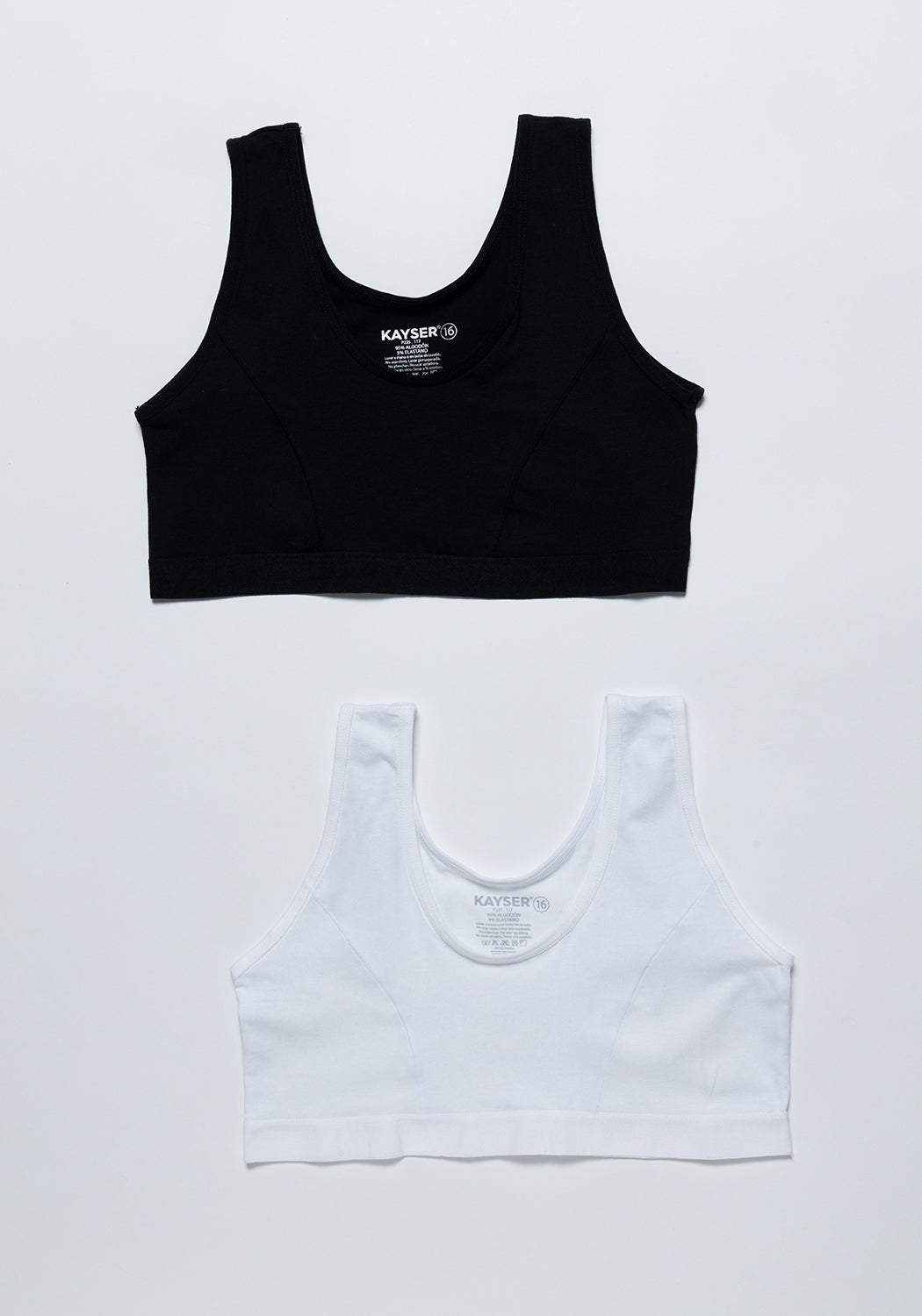 BIPACK PETO DE ALGODÓN BLANCO TEENS MUJER