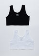 BIPACK PETO DE ALGODÓN BLANCO TEENS MUJER