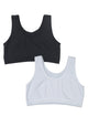BIPACK PETO ALGODON SOFT BLANCO TEENS MUJER