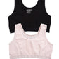 BIPACK PETO ALGODON NEGRO TEENS MUJER