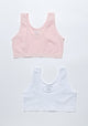 BIPACK  PETO DE ALGODÓN ROSADO TEENS MUJER