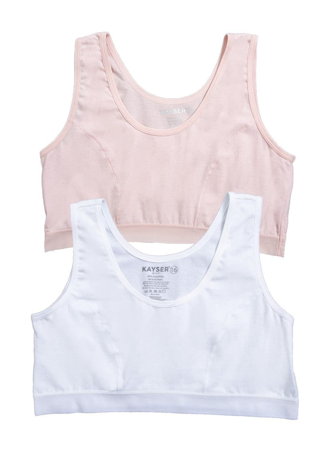 BIPACK PETO ALGODON ROSADO TEENS MUJER