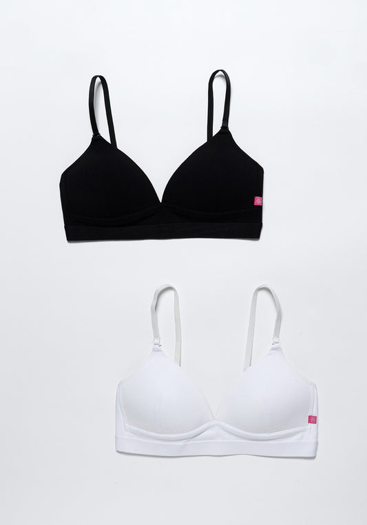BIPACK PETO DE ALGODÓN BLANCO DE TEENS MUJER