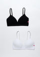 BIPACK PETO DE ALGODÓN BLANCO DE TEENS MUJER